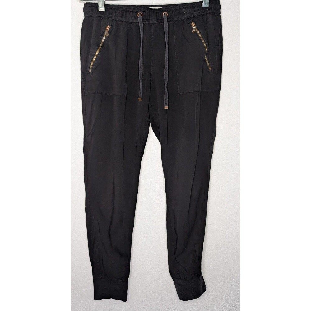 CRH  Clockhouse Women's Black Joggers Pockets Size 36 (31x27) (614)
